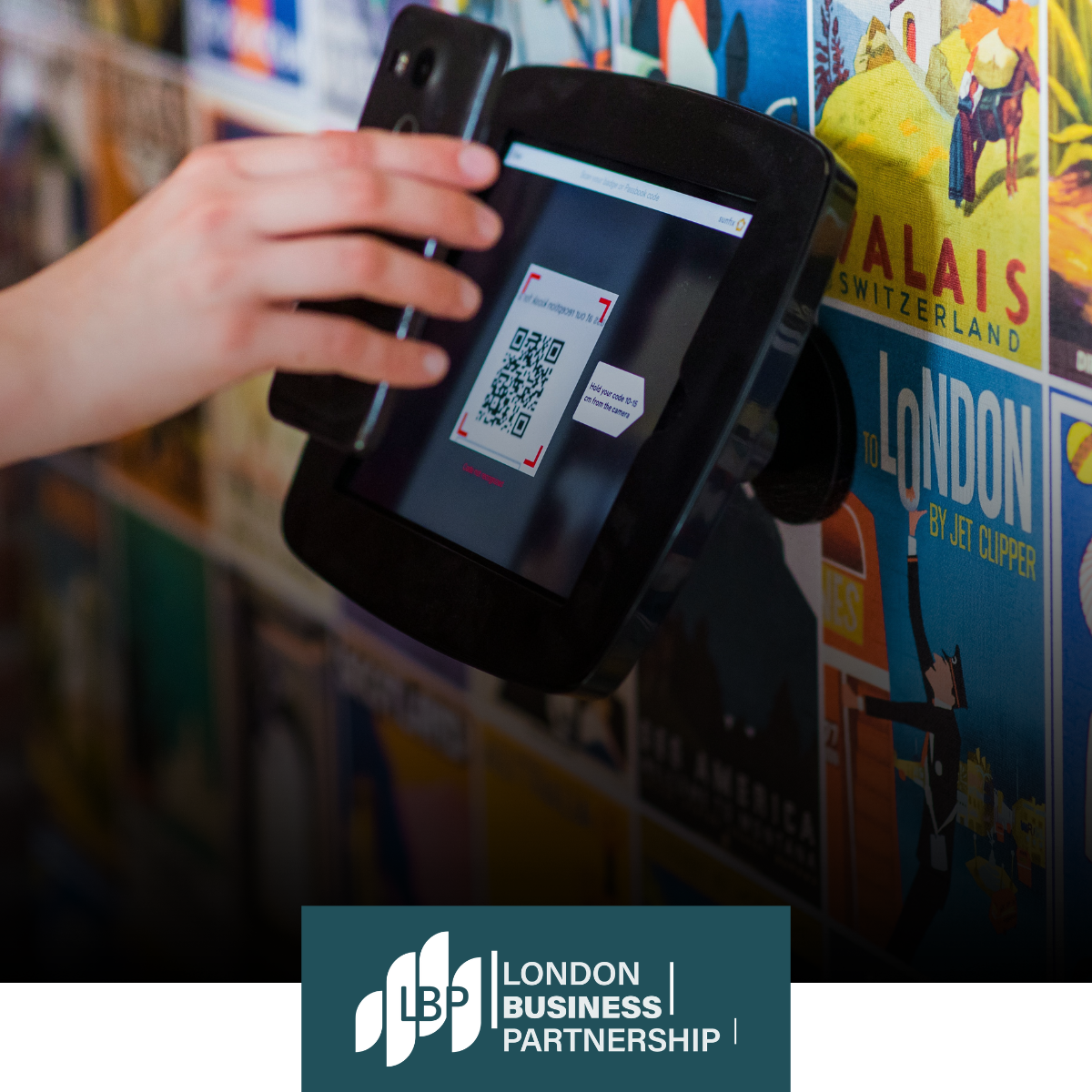 Zoom session for free training on QR codes that is part of the Brent Businesses Digital Support Programme